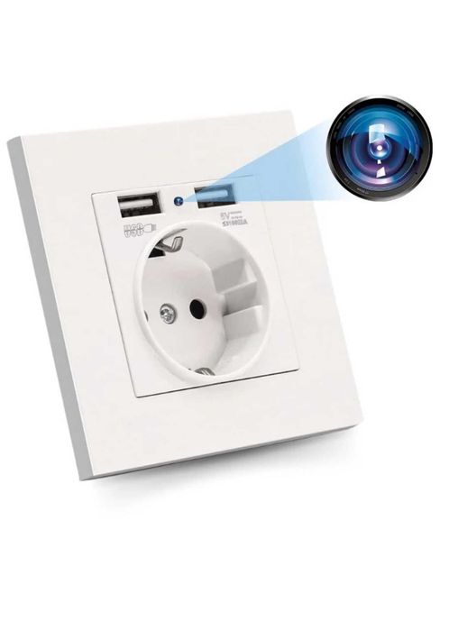 Priza cu camera spion microfon ascuns