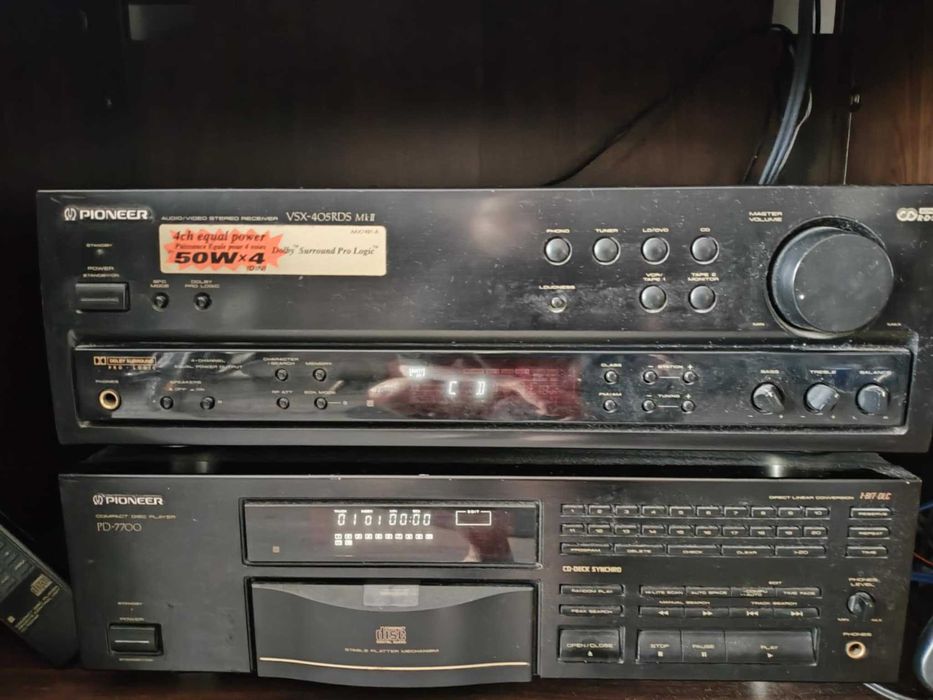 Amplificator Pioneer VSX-405RDS MK II 4x50w +CD-PD 7700(1 bit/dlc)