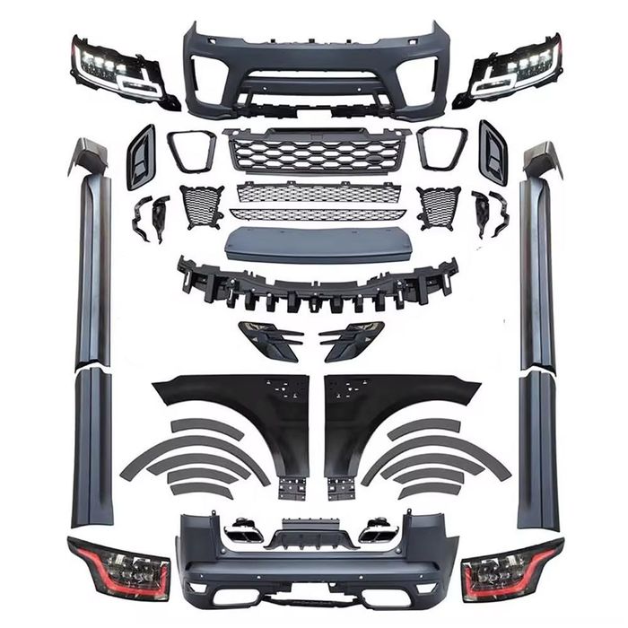 Пълен Бодикит Range Rover Sport L494 (2013 - 17) към SVR Facelift 2018