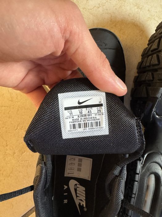 Nike tn full black din piele marimea 45