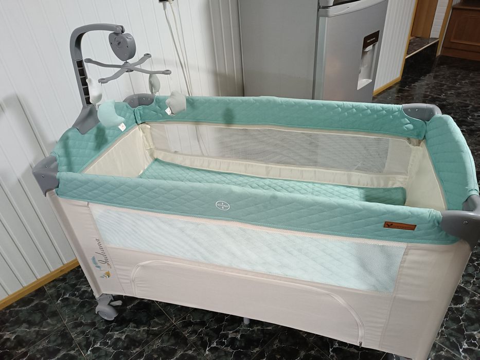 Детска кошара Cangaroo - Indiana, мента