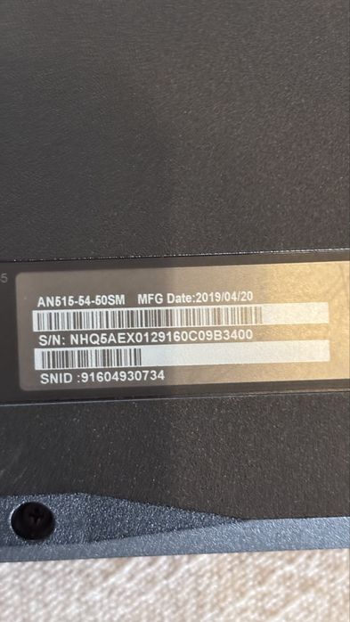 Acer Nitro 5 AN515-54-50SM