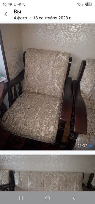 Продам диван, 2 кресла