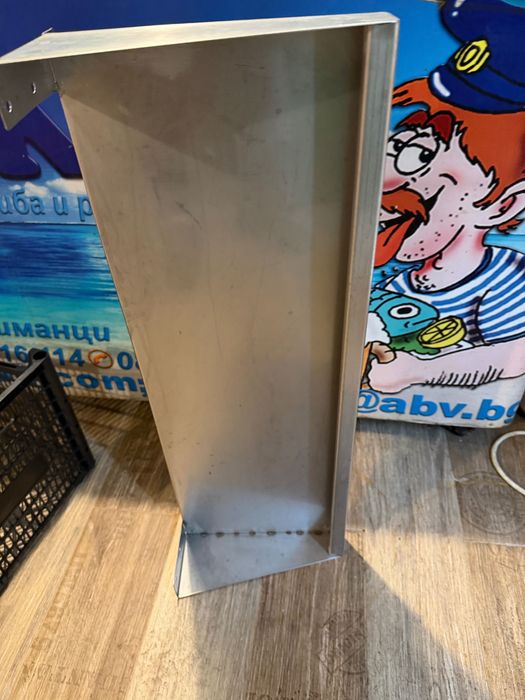 Стенен рафт за кухня от неръждаваема стомана