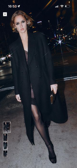 чисто ново палто zara вълнено