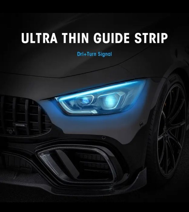 2 броя LED дневни ВОДОУСТОЙЧИВИ светлини за кола АВТОМОБИЛ с функция б