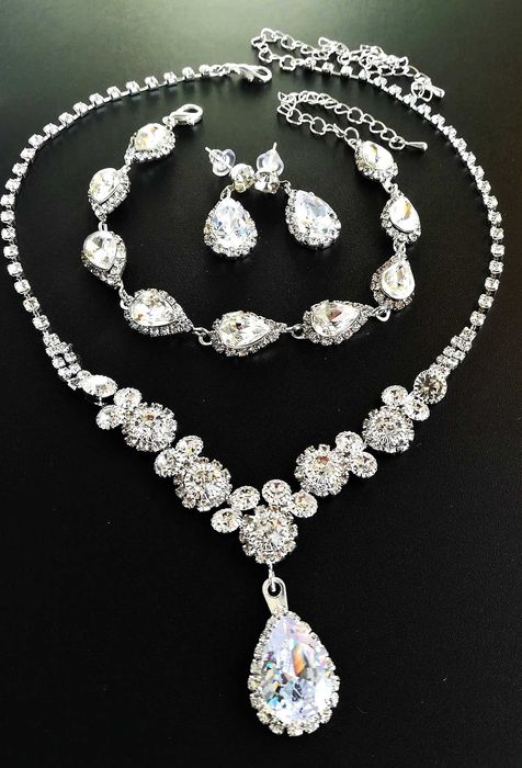 set bijuterii pentru nunta , ocazii festive , cu zirconii