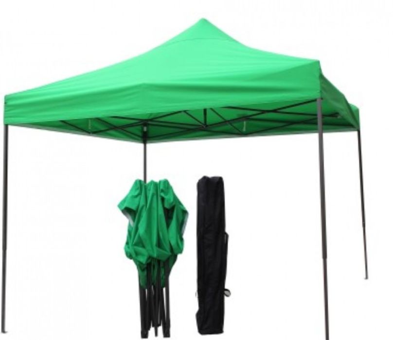Сгъваема квадратна градинска шатра тип хармоника