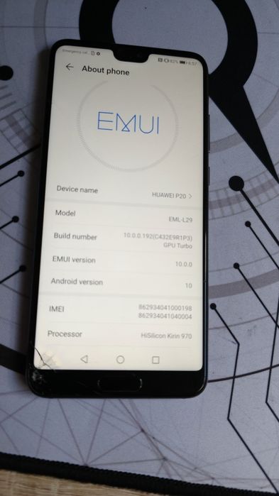 PACHET: Vând Huawei P20 (ecran crăpat,funcțional)+Sony Xperia  10 II(pentru piese;nu pornește)