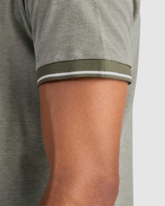 Tricou Polo ZDS in culori melanj, din bumbac, pentru barbati