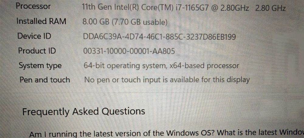 Laptop ASUS Vivobook 15 R1500EA-BQ3332, Core i7-1165G7