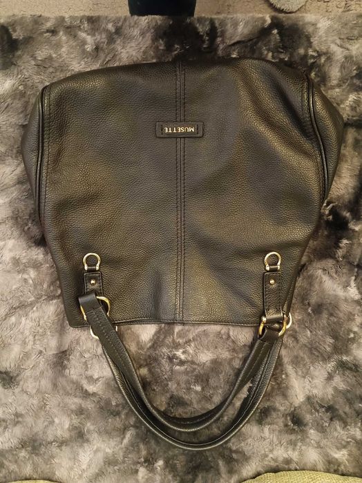 Geanta piele naturala Musette