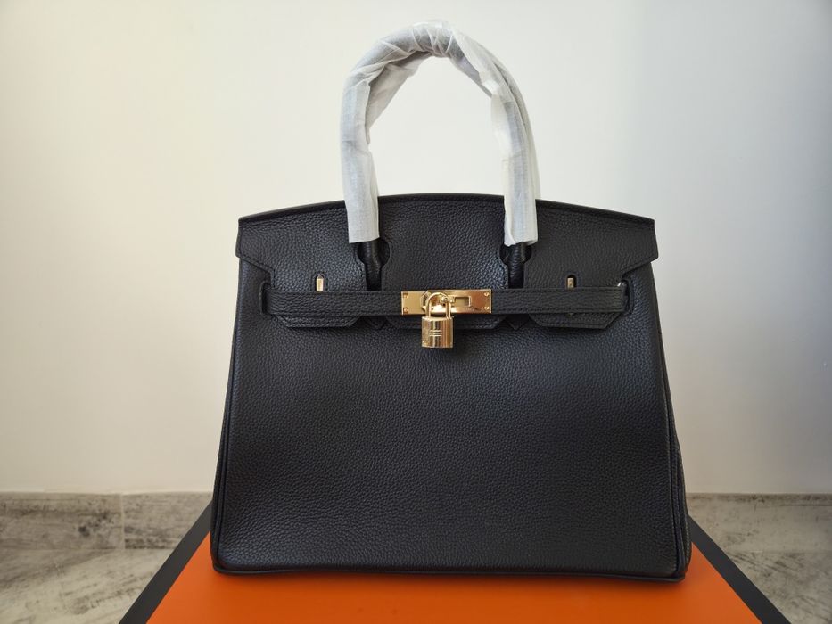Hermes Birkin 30 Black Gold  Hardware