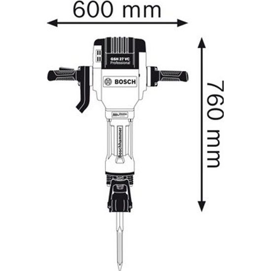 Отбойный молоток BOSCH GSH 27 VC