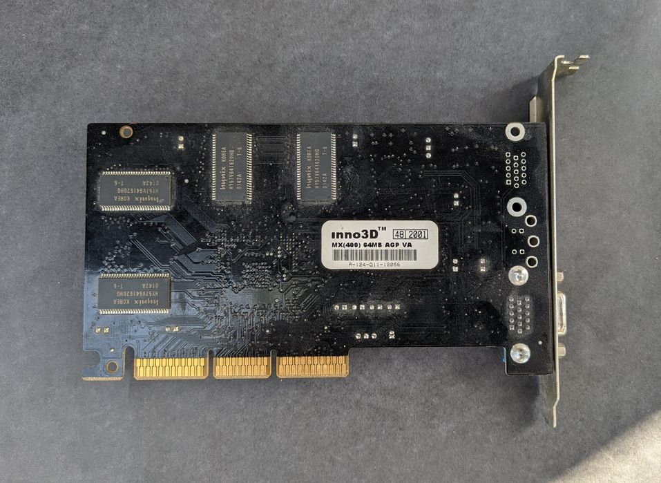 Видеокарта AGP GeForce FX 5500 GeForce 2 MX400