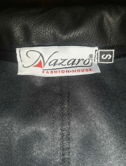 Черен кожен елек