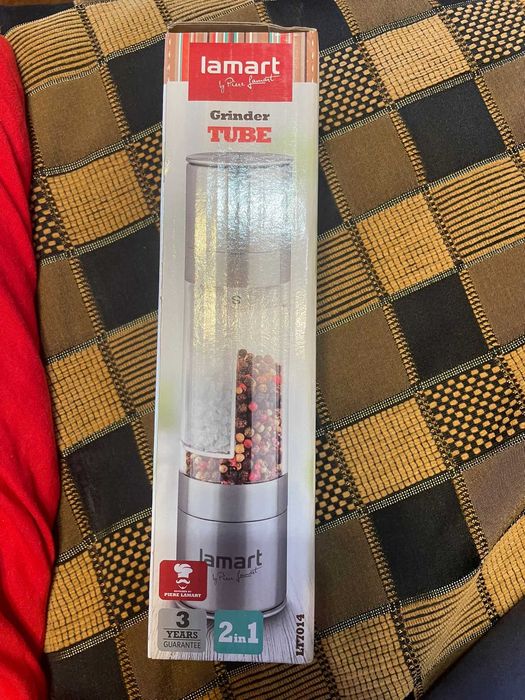 Râșniță dublă Lamart LT7014 inox NOUĂ în cutie
