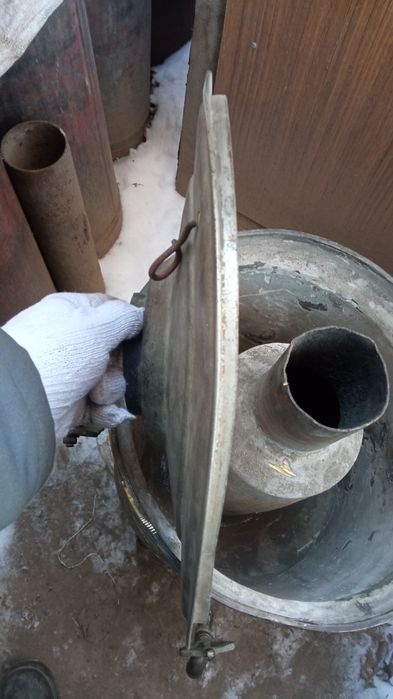 Самовар дровяной, жаровый. 40 литровый.