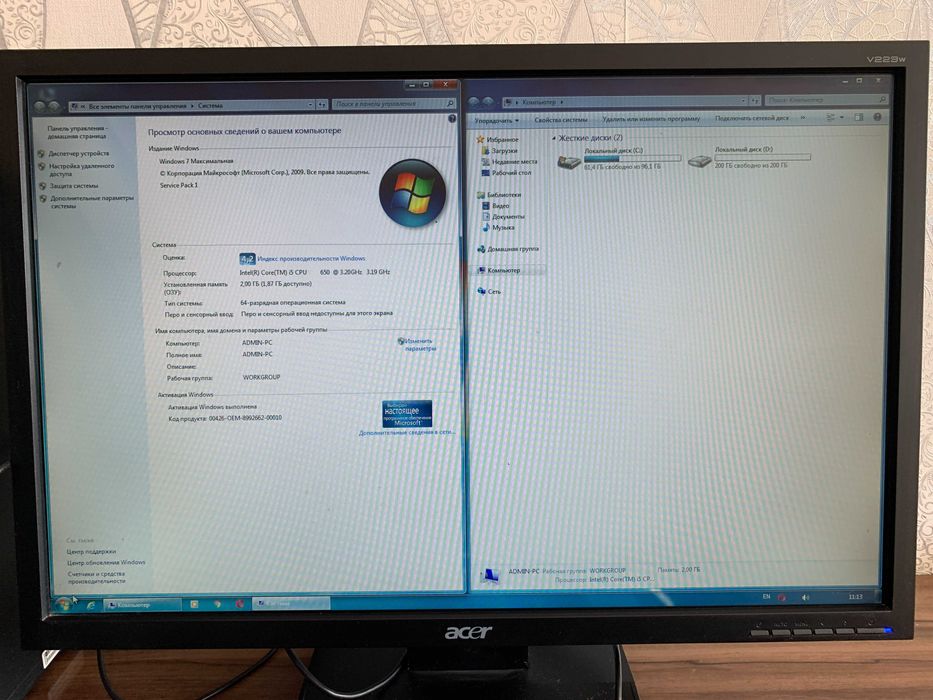 Компьютер ACER New Veriton model M490G
