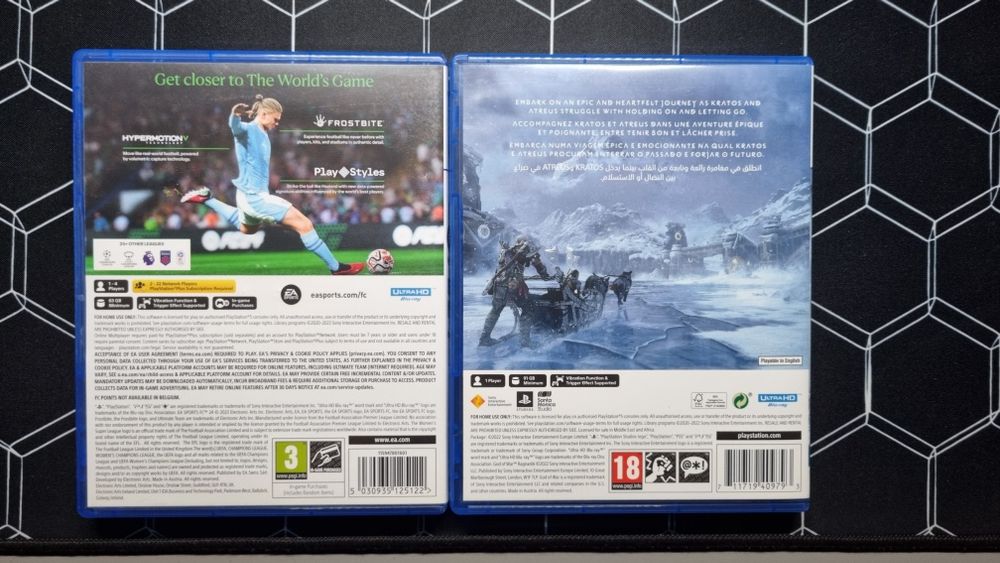 God of War Ragnarok, FC 24 для PS5