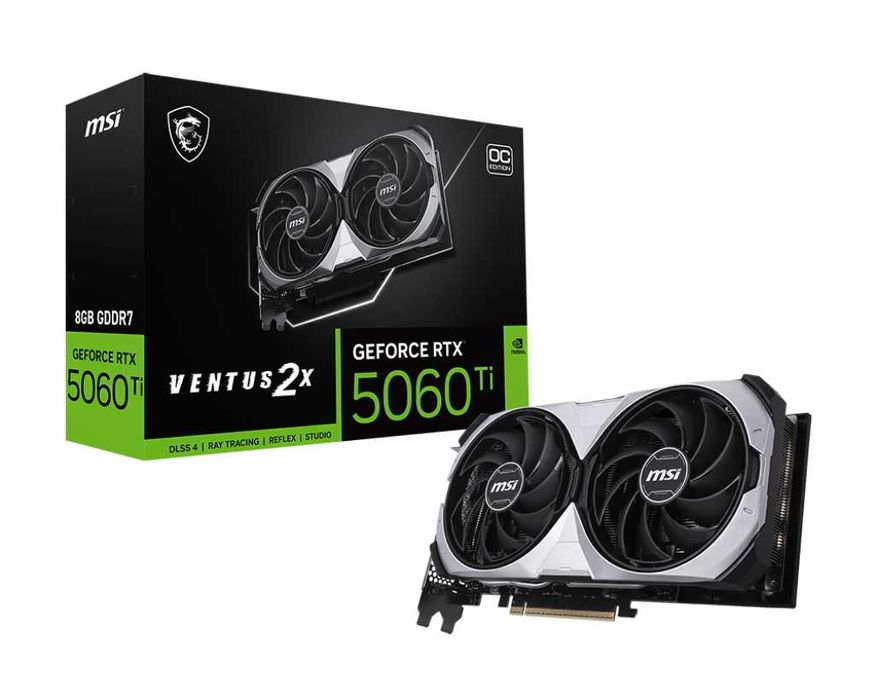 ; Видеокарта ZOTAC Twin Edge RTX5060 8GB GDDR7 White