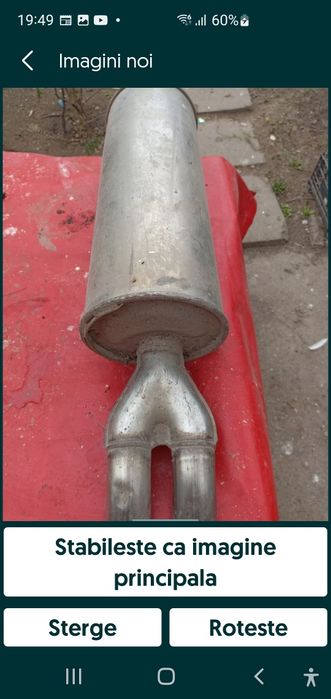 Vând eșapament audi și portbagaj