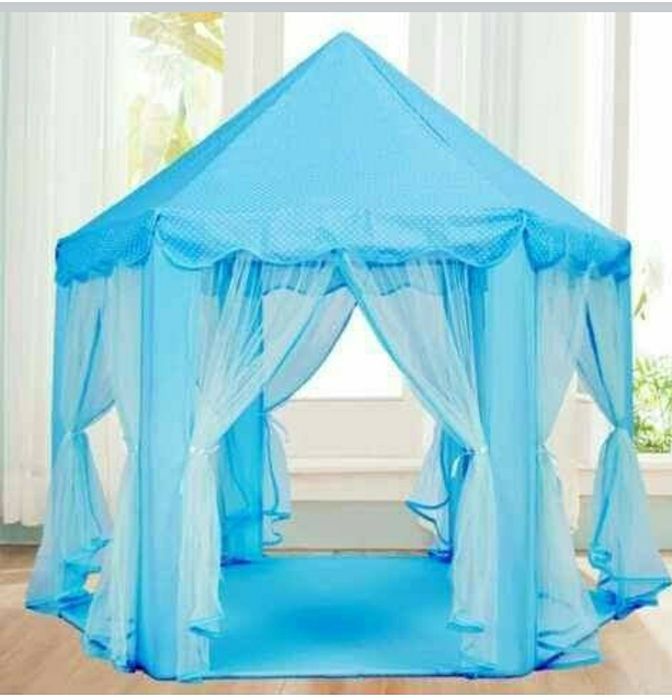 Детска палатка за малки и големи малчугани със завеси