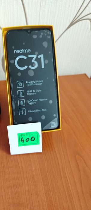 Super ofertă Realme C31 un model fără defecte