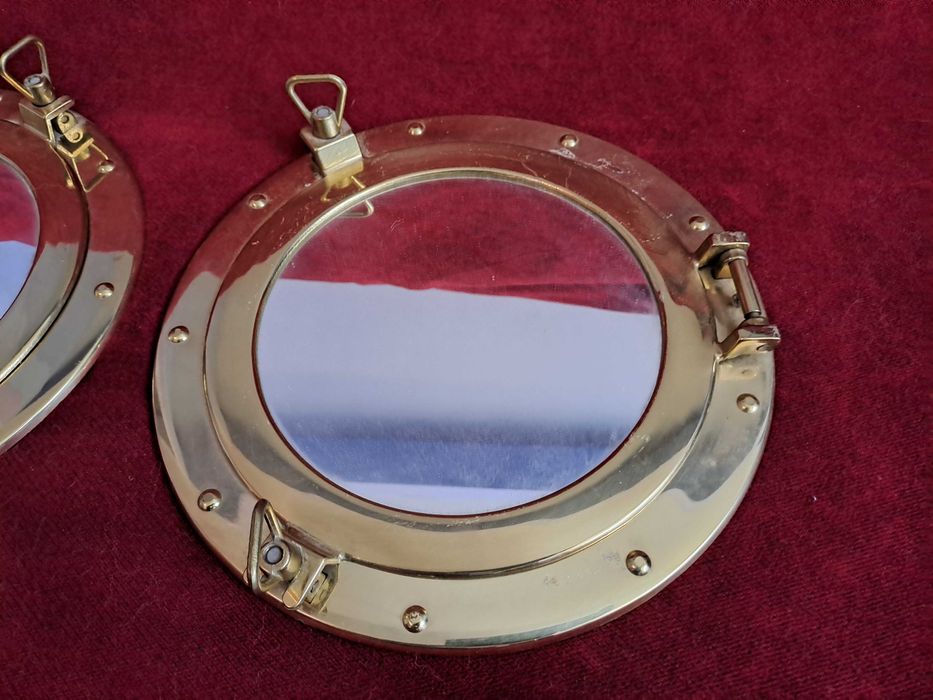 oglinda hublou bronz diametru 30,5 cm