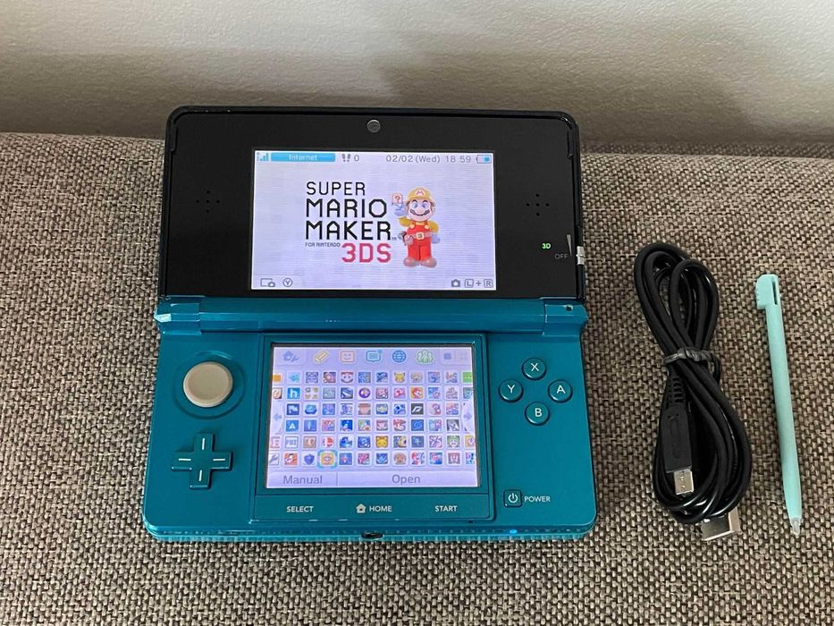 Nintendo 3DS MODAT joc pt copii cu 80jocuri doar titluri bune + H-SHOP