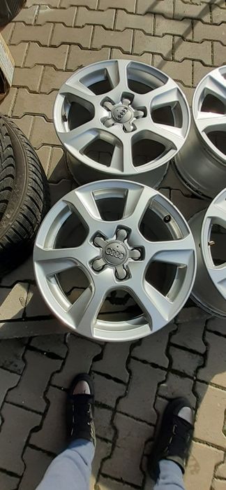 4 jante aliaj 5x112 R16 originale Audi A3 A4 A6