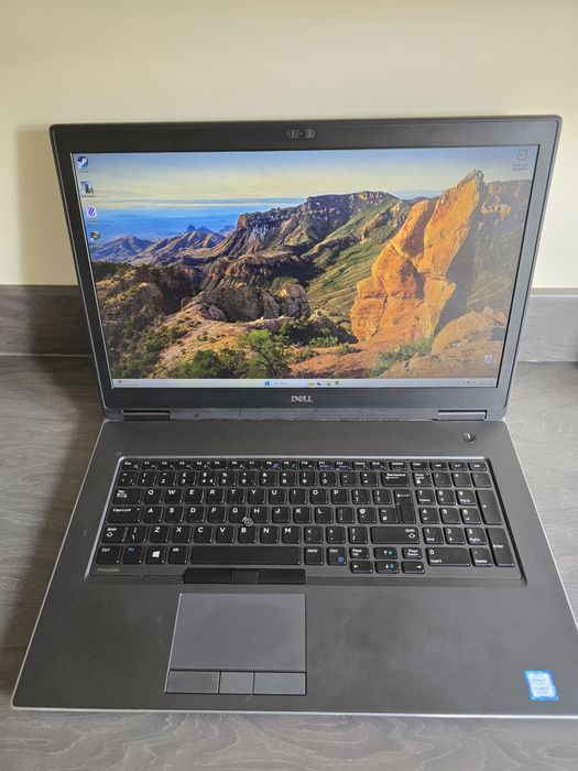 Лаптоп  17.3" Dell Precision 7740, Intel i7, 32GB RAM, 1TB NVMe, Quadr
