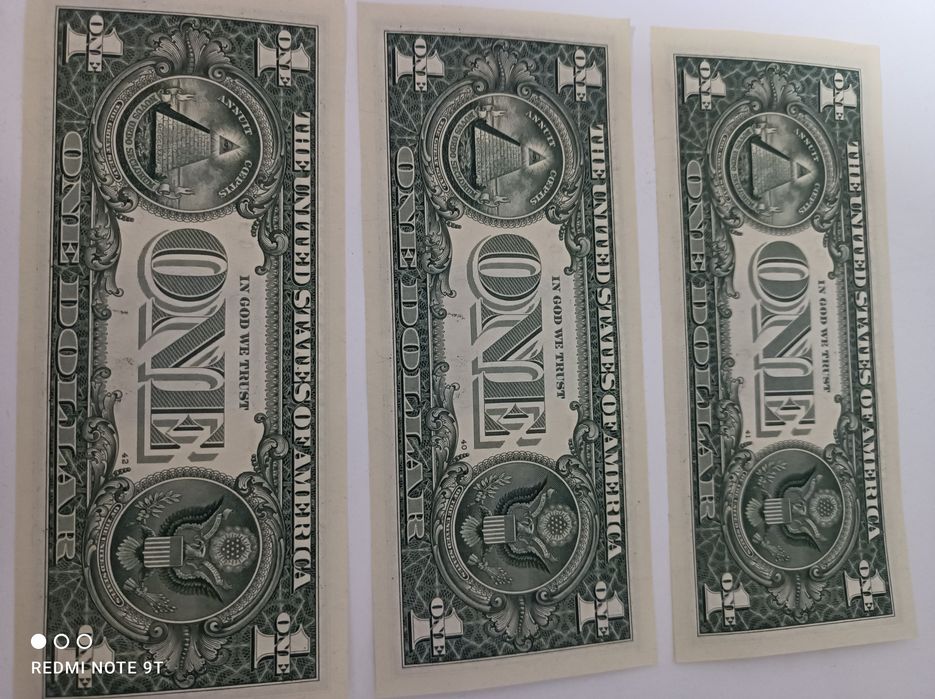 Bancnote americane Dolar  dupa serie