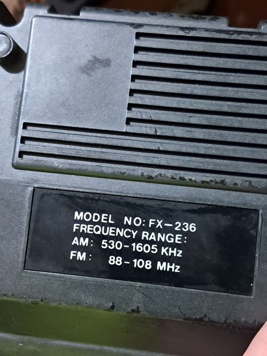 Ретро радио-часовник FX-236 – Отлично работещ, AM/FM