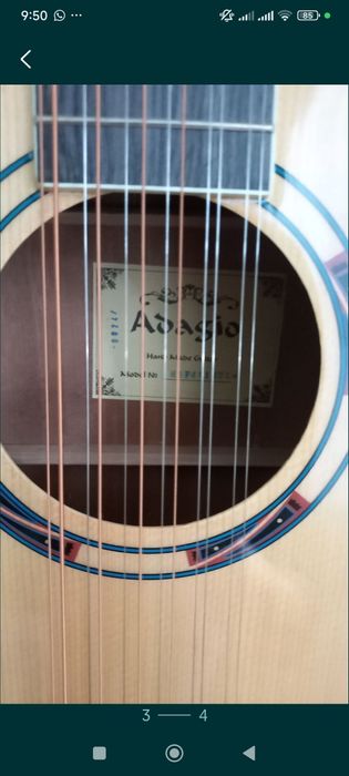 Двенадцати струнная классическая гитара.