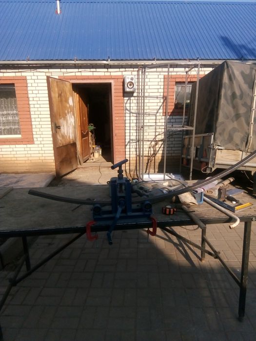 Катаю фермы из профильные трубы