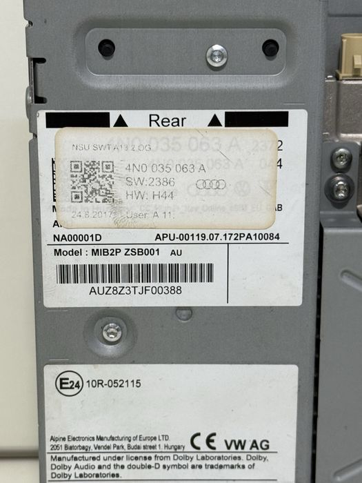 MMI модул Audi A8 D5 MIB2+ 4N0035063A OEM Navigation