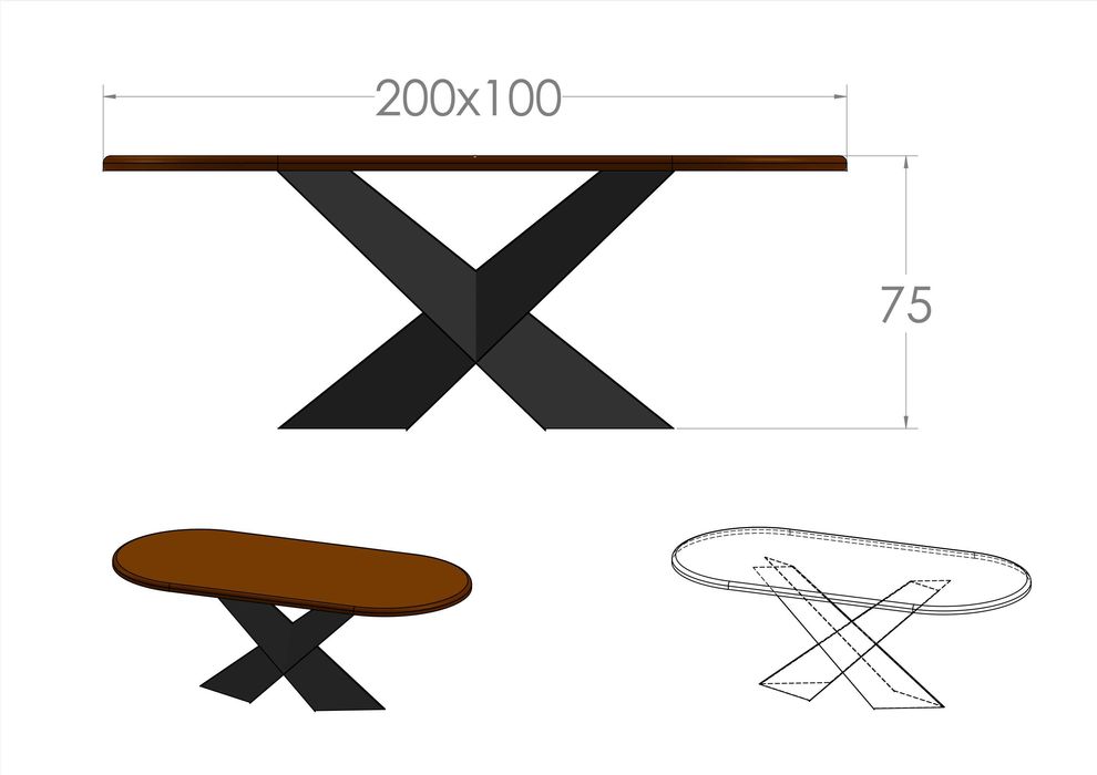 masa / birou cu design extravagant