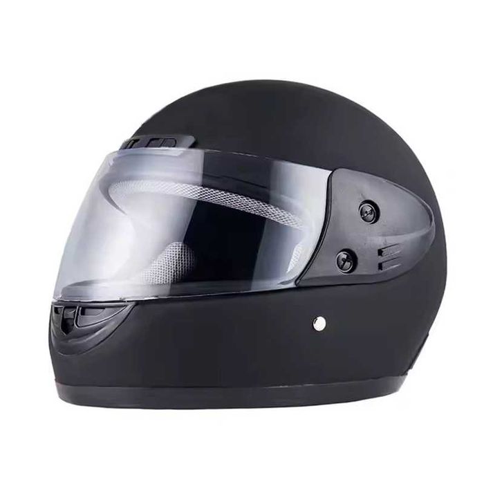 Casca Moto/Scuter/ATV, viziera detasabila, marime universala, Negru