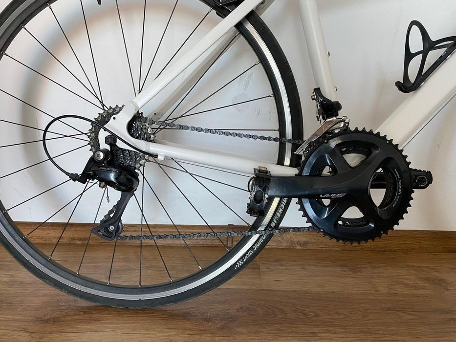 Bicicleta sosea Triban EDR Easy Alb