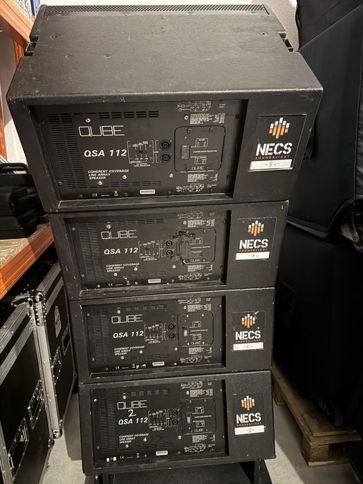 Vand sistem complet Qube (line array, FBT gama premium)
