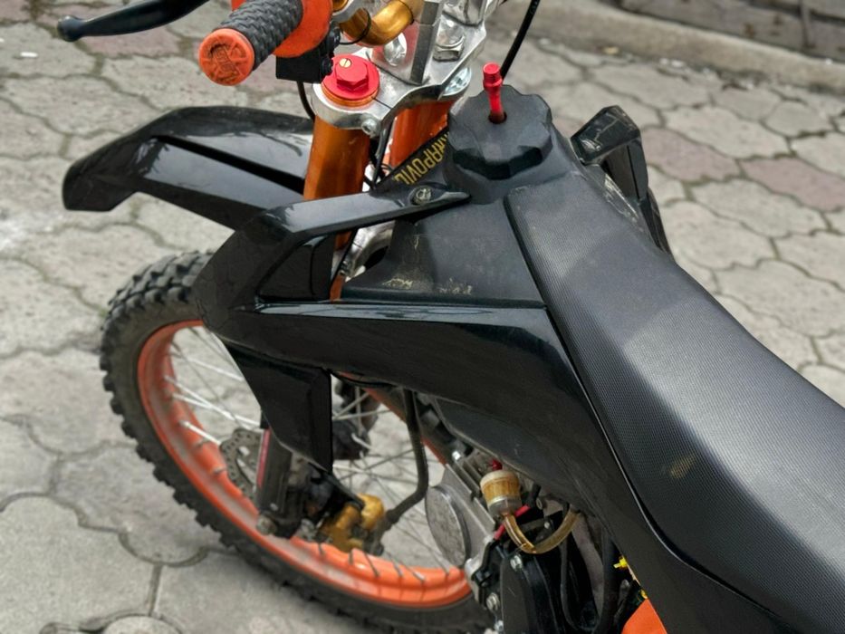 Питбайк, черный питбайк