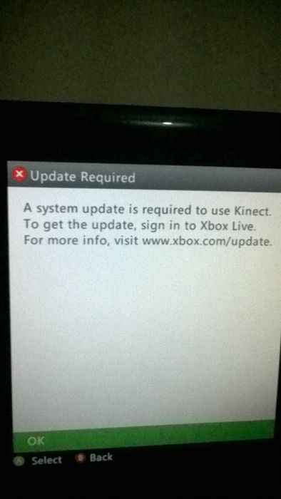 Update software Dashboard System NAND Kinect XBOX 360 RGH