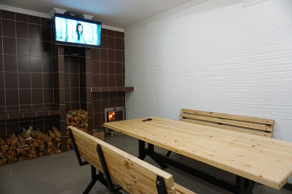 Баня на дровах Garage