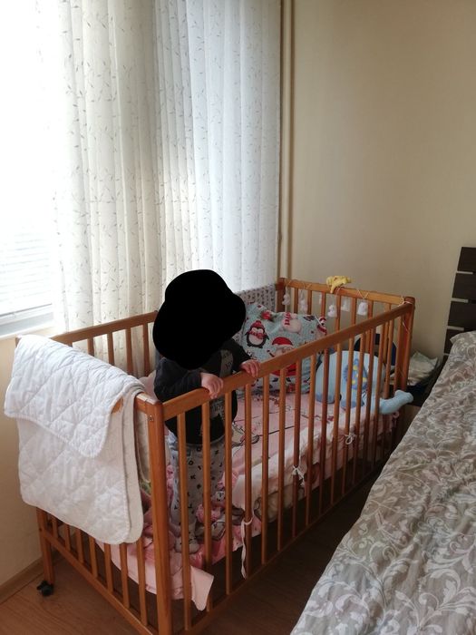 Детско легло дървено