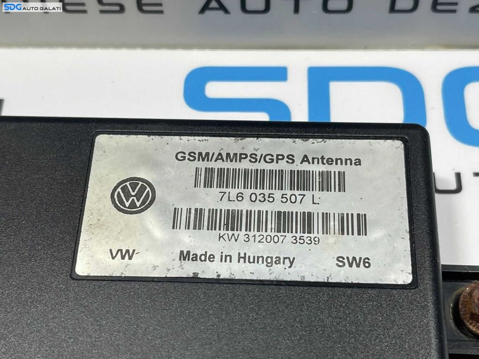 Antena Modul GPS Navigatie Volkswagen Touareg 7L 2006 - 2010 Cod 7L6035507L