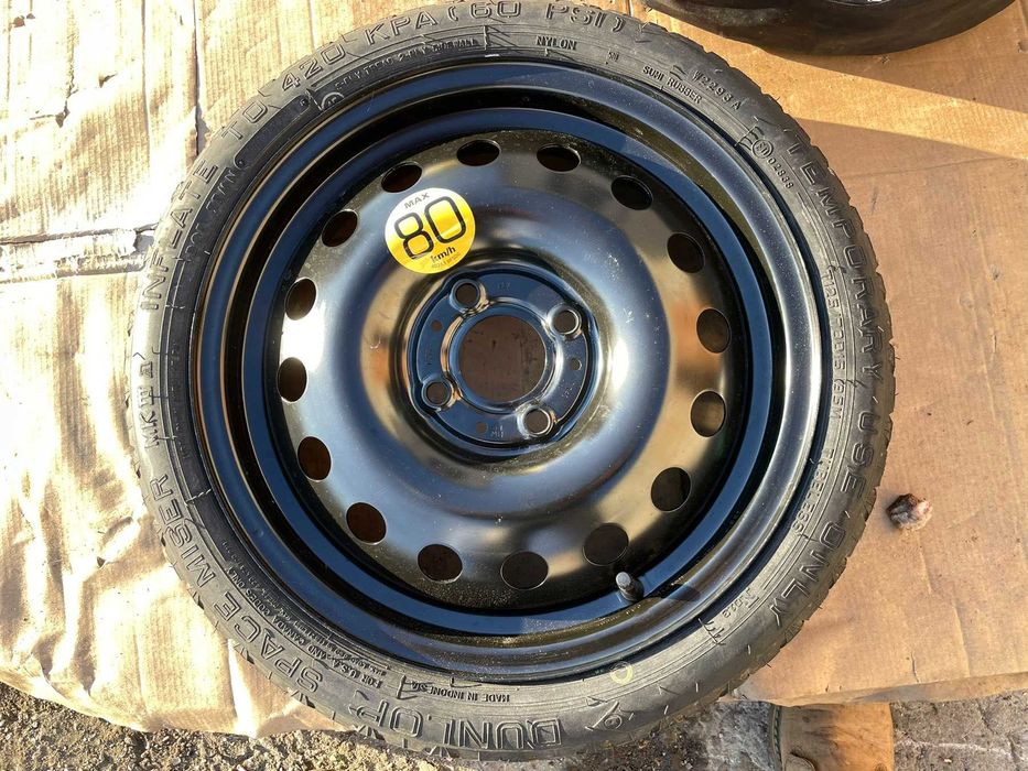 15 резервна джанта патерица 4х100 Nissan Micra Note 125/70/15