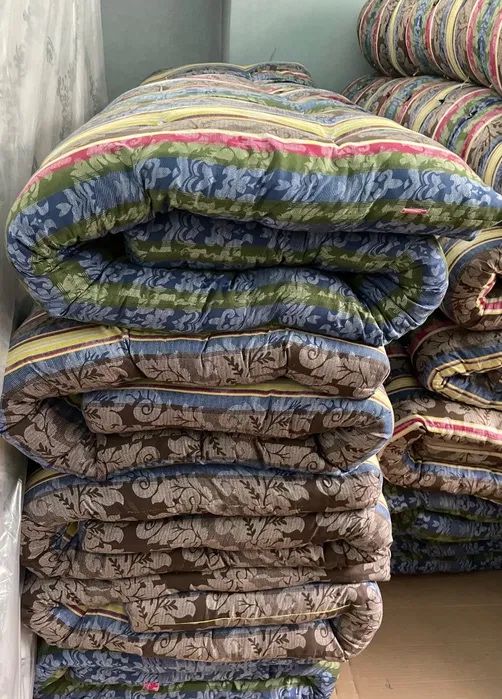 Матрасы ватные рабочие комплекты, одеяло, подушки