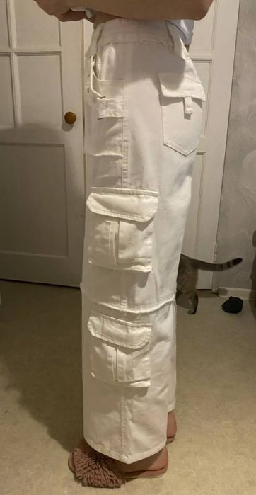 Брюки женские белые