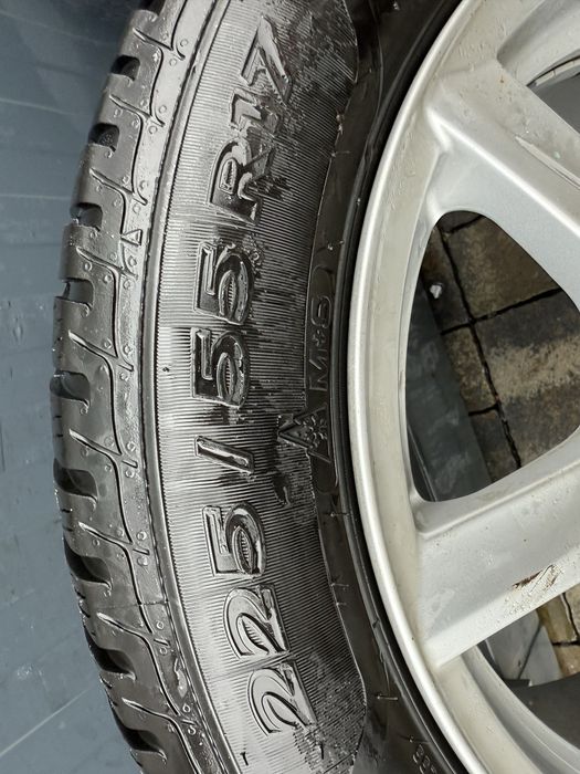 Vw Audi 5/112 Зимни 225/55/17 Дот 22г-600лв